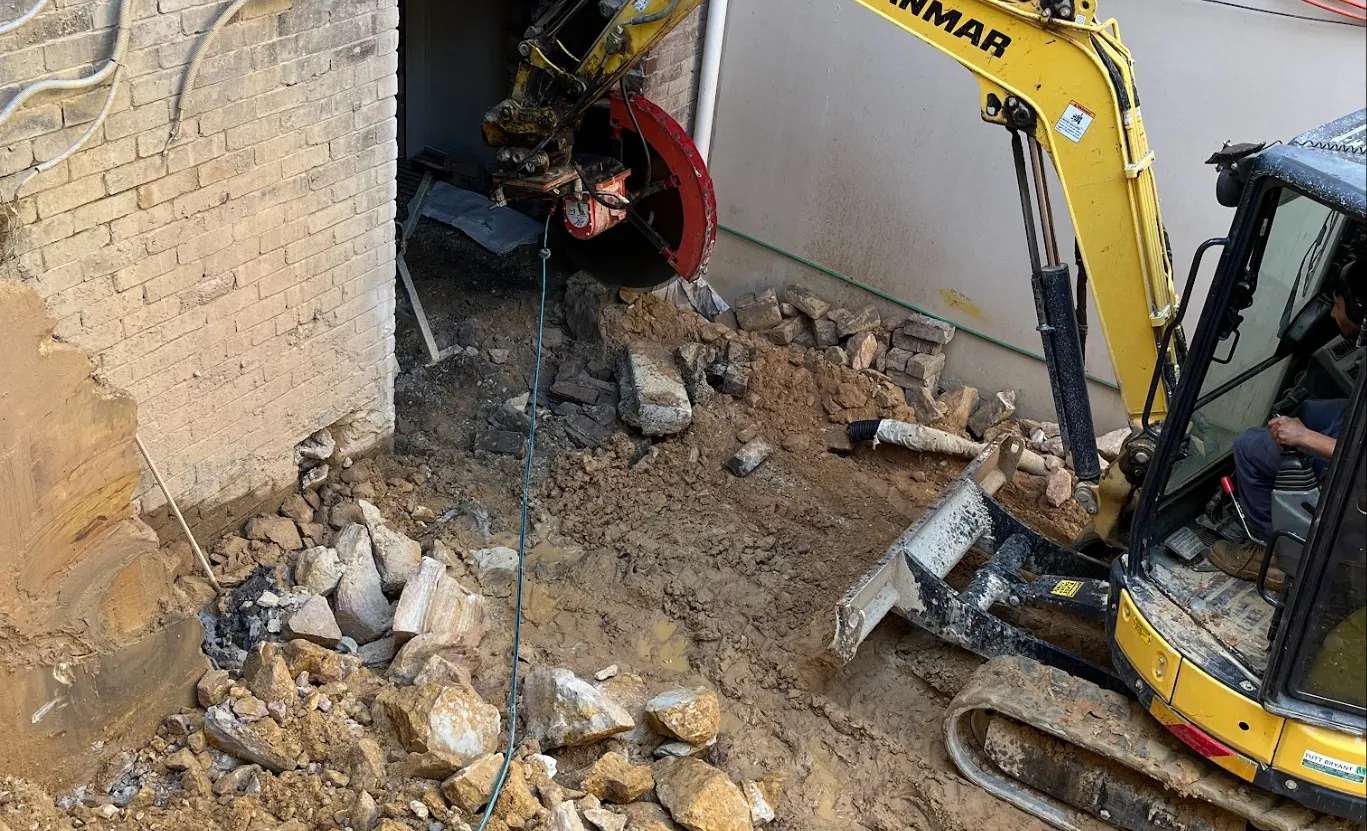 Excavation and structural works, East Killara