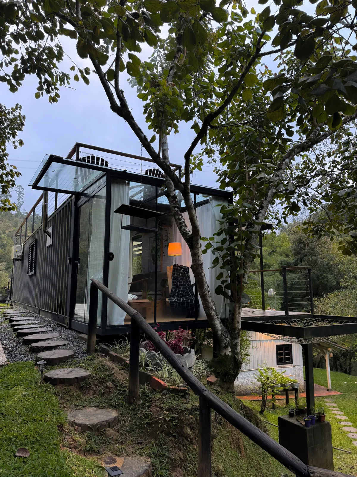 Glazed modular studio