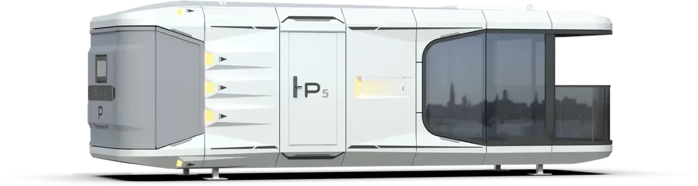 P5 capsule, side view
